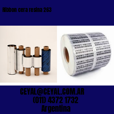 Ribbon cera resina 263