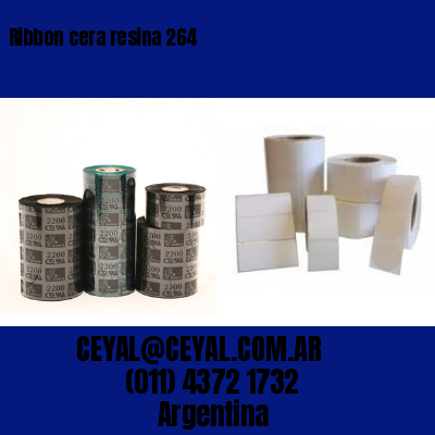 Ribbon cera resina 264