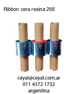 Ribbon cera resina 266