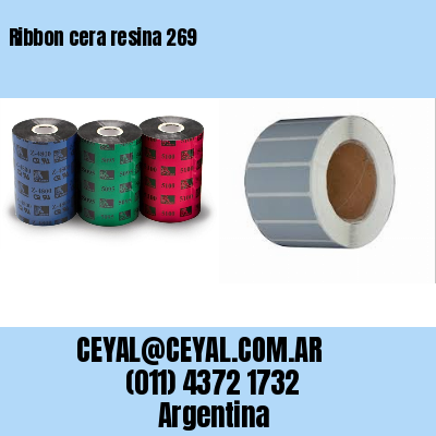 Ribbon cera resina 269