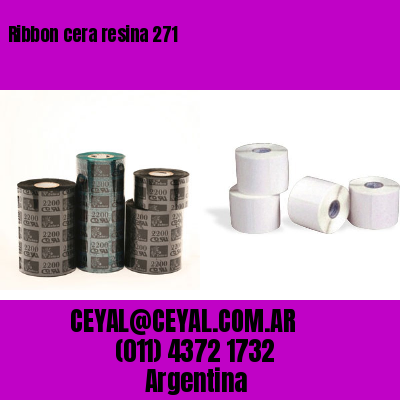 Ribbon cera resina 271