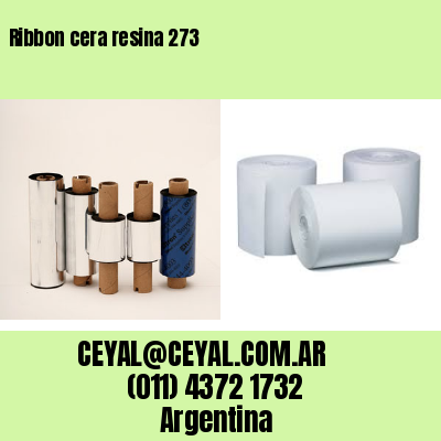 Ribbon cera resina 273