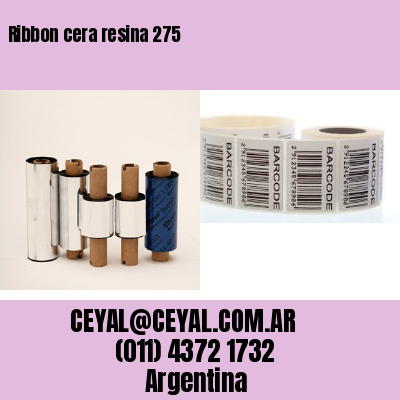 Ribbon cera resina 275