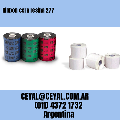 Ribbon cera resina 277
