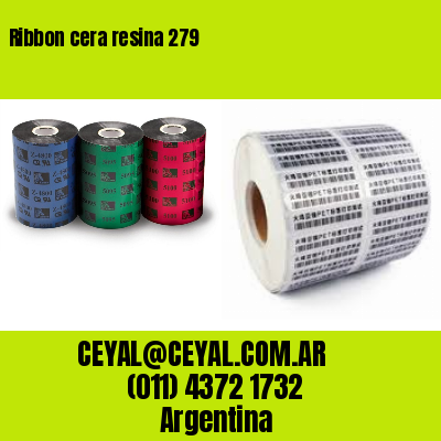 Ribbon cera resina 279
