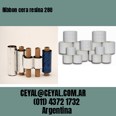 Ribbon cera resina 280