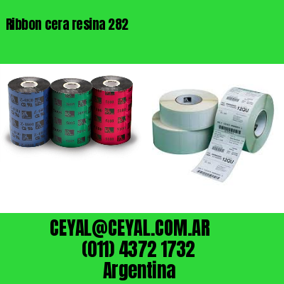 Ribbon cera resina 282