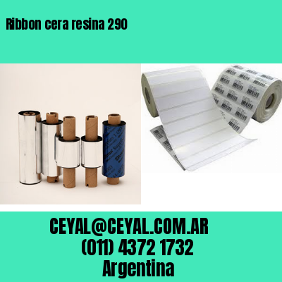 Ribbon cera resina 290