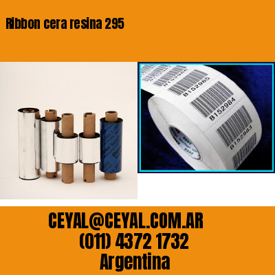 Ribbon cera resina 295