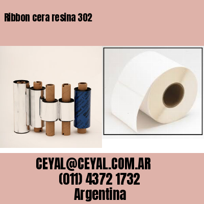 Ribbon cera resina 302