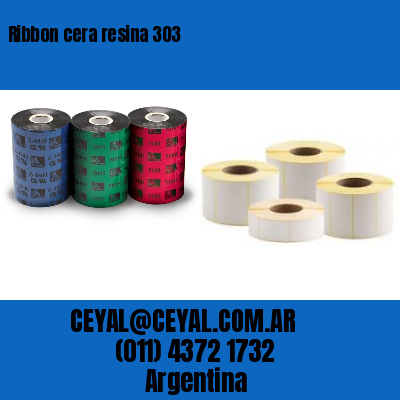 Ribbon cera resina 303