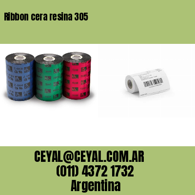 Ribbon cera resina 305