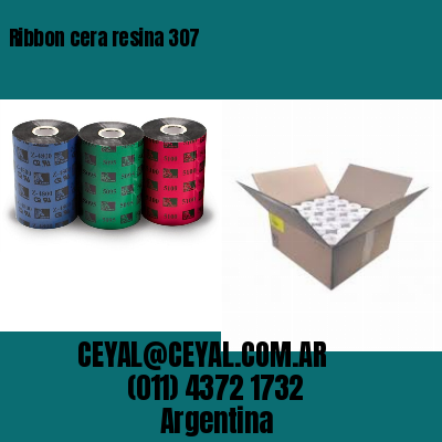 Ribbon cera resina 307