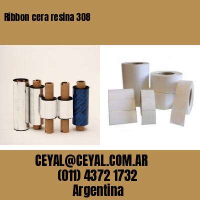 Ribbon cera resina 308