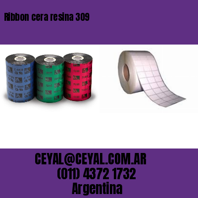 Ribbon cera resina 309