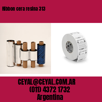 Ribbon cera resina 313