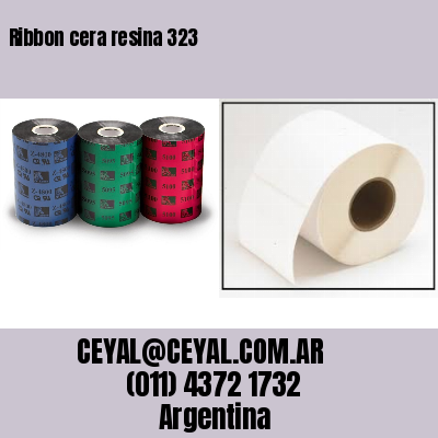 Ribbon cera resina 323