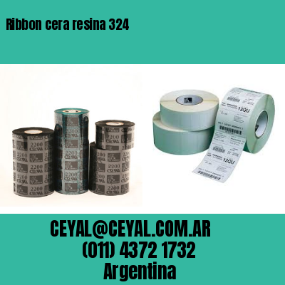 Ribbon cera resina 324