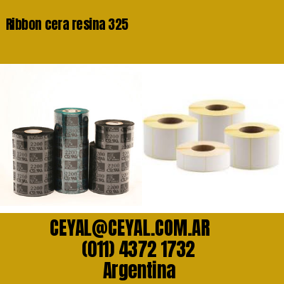 Ribbon cera resina 325