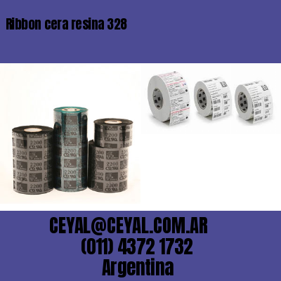 Ribbon cera resina 328