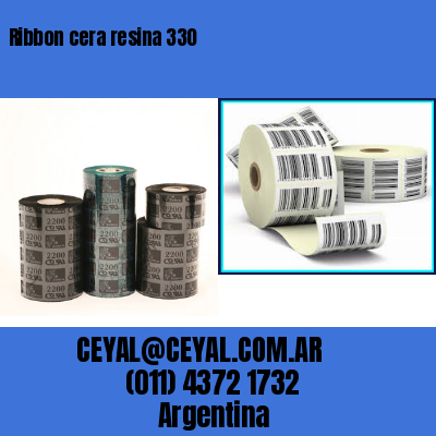 Ribbon cera resina 330