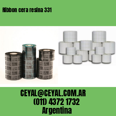 Ribbon cera resina 331