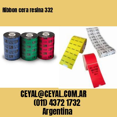 Ribbon cera resina 332