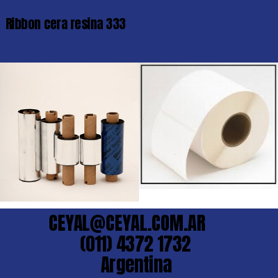 Ribbon cera resina 333