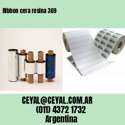 Ribbon cera resina 369