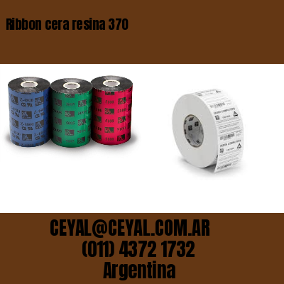 Ribbon cera resina 370