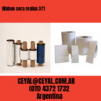 Ribbon cera resina 371