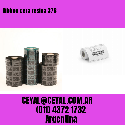Ribbon cera resina 376