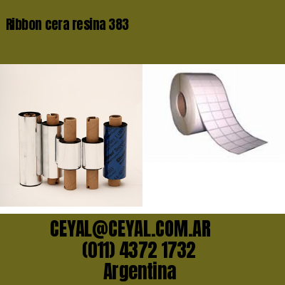 Ribbon cera resina 383