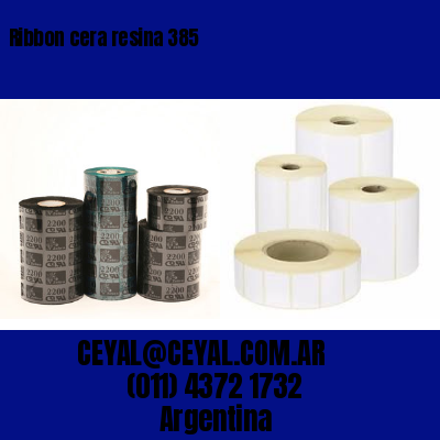 Ribbon cera resina 385