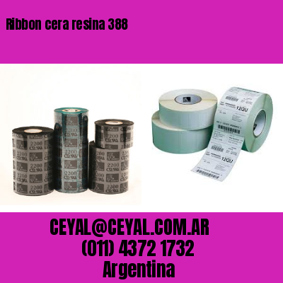 Ribbon cera resina 388