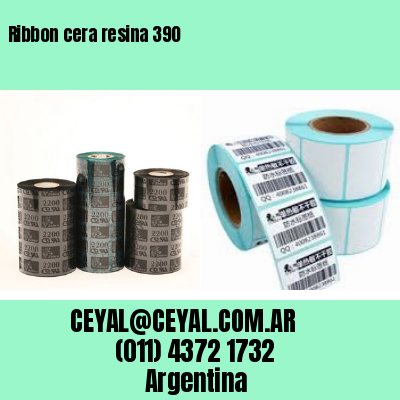 Ribbon cera resina 390