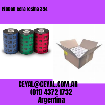 Ribbon cera resina 394