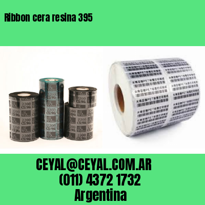 Ribbon cera resina 395