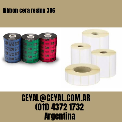 Ribbon cera resina 396