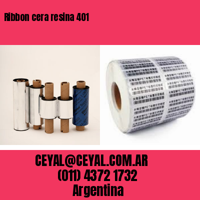 Ribbon cera resina 401