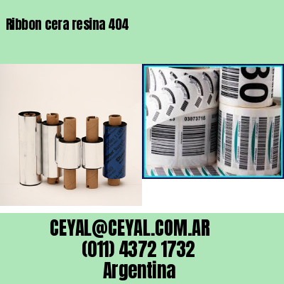Ribbon cera resina 404