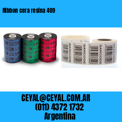 Ribbon cera resina 409