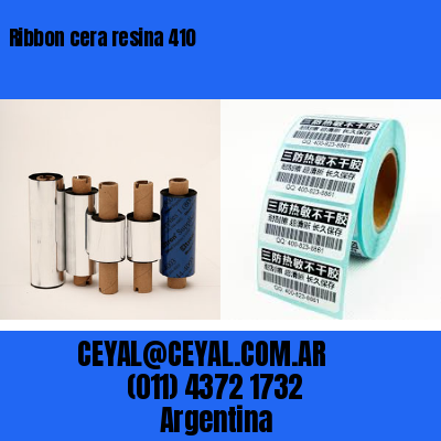 Ribbon cera resina 410