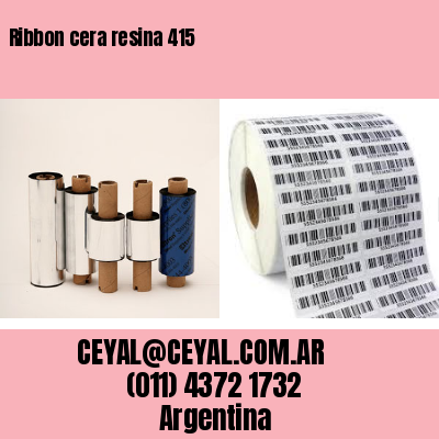 Ribbon cera resina 415