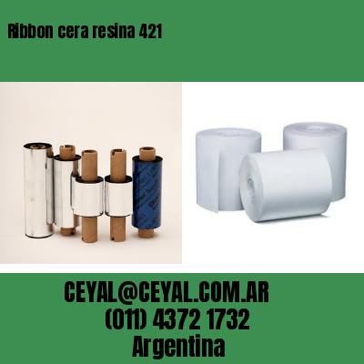 Ribbon cera resina 421