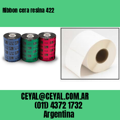 Ribbon cera resina 422