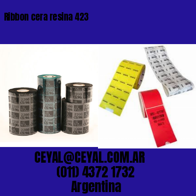 Ribbon cera resina 423