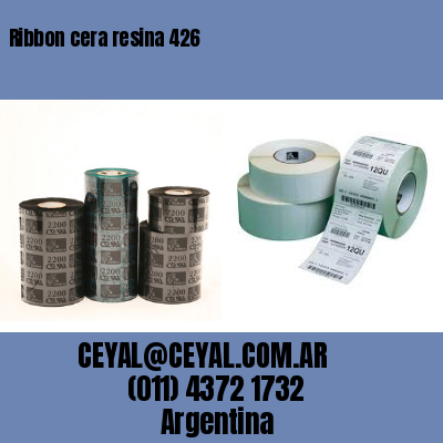 Ribbon cera resina 426