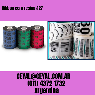 Ribbon cera resina 427