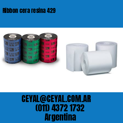 Ribbon cera resina 429